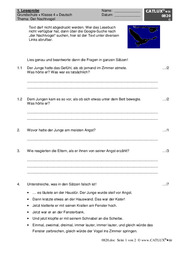 Leseproben Deutsch Klasse 4 Grundschule | Catlux
