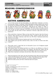 2. Englischschulaufgabe passend zu Go Ahead 8 Neuausgabe Thema: Native Americans mit Musterlösung