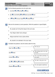 Grammatikübungen Red Line 4 Neuausgabe Unit 4: revision questions
