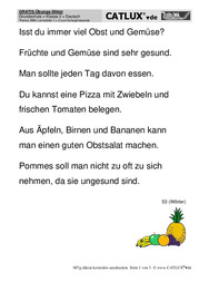Diktat bzw. Laufdiktat zum kostenlosen ausdrucken für die Grundschule 2. Klasse Fach Deutsch